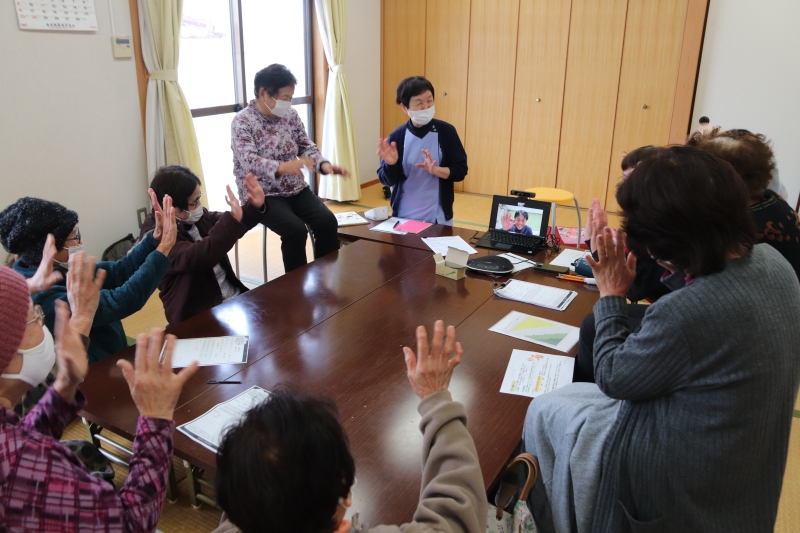 地域住民と思いを分かち合うためにも、地域活動に参加しています